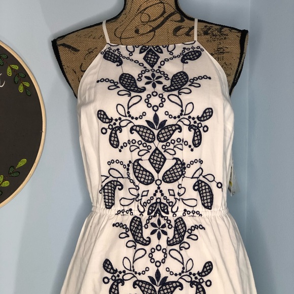 Maison Jules Embroidered Maxi Dress - Picture 2 of 8